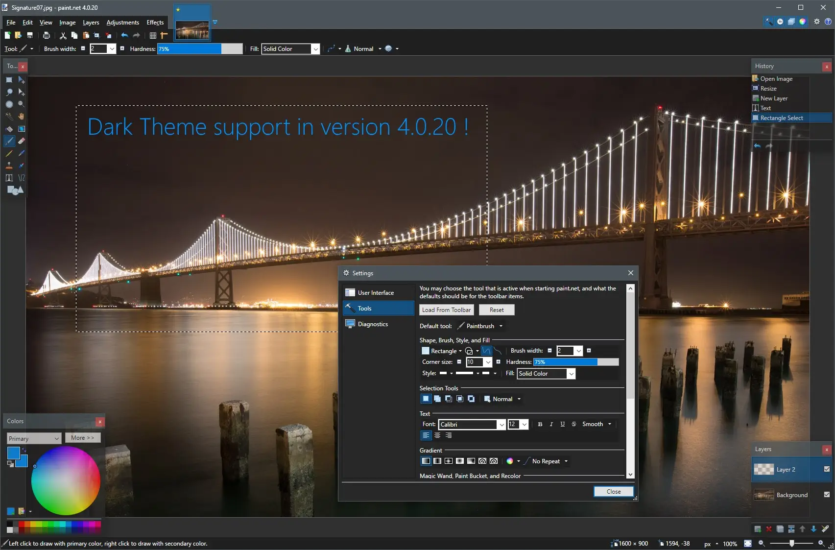 Paint.NET Photo Editing Software