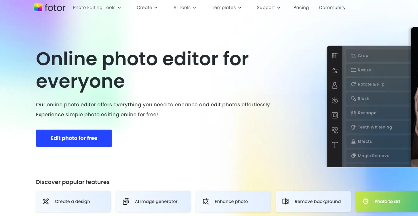 Fotor: Online Photo Editor That Makes Life Easier