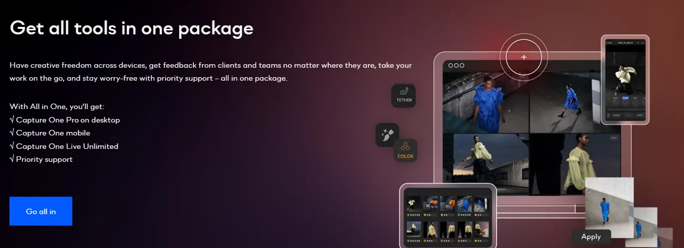Some features of Capture One Express