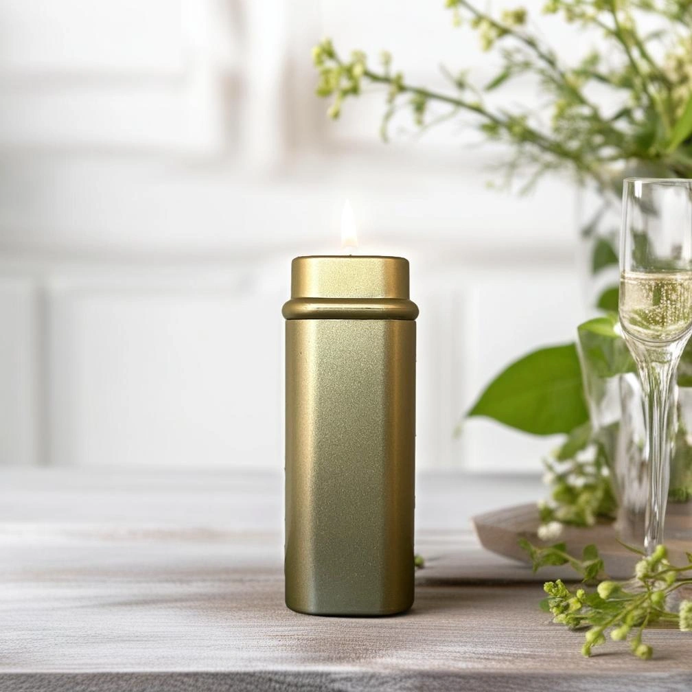 An example of an indoor template in AI photo editing, ideal for highlighting your product.